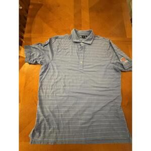 Kiawah The Ocean Course Blue Striped Polo Shirt
